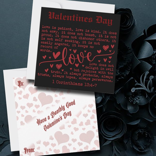 Carte de la Saint-Valentin Mini Flat Gothique Amou (Créateur téléchargé)
