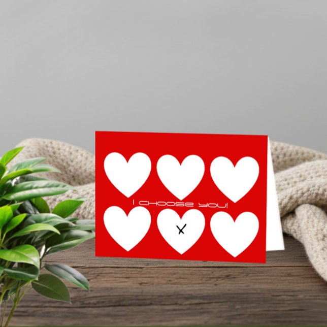 Carte de la Saint-Valentin minimaliste (Créateur téléchargé)