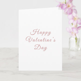 Carte de la Saint-Valentin minimaliste | Personnal