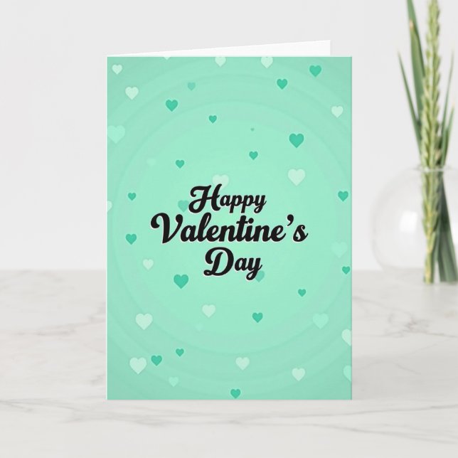Carte de la Saint-Valentin Mint Joyeuse (Devant)