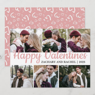Carte de la Saint-Valentin moderne à 6 photos