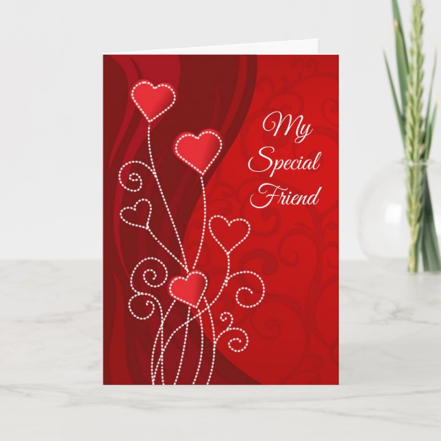 Carte de la Saint-Valentin - Mon ami spécial  (Devant)