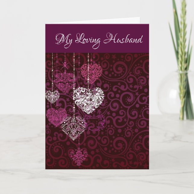 Carte de la Saint-Valentin-Mon mari aimant (Devant)