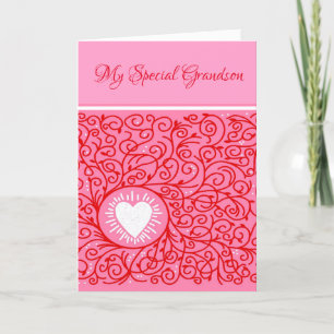Carte de la Saint-Valentin - Mon petit-fils