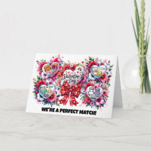 Carte de la Saint-Valentin, "Nous sommes faits l'u