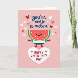 Carte de la Saint-Valentin One In A Melon