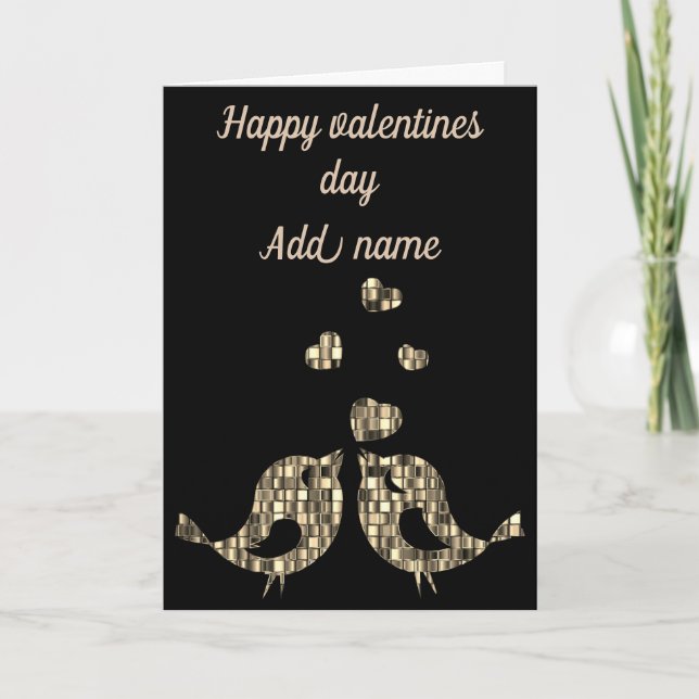 Carte de la Saint-Valentin personnalisée (Devant)