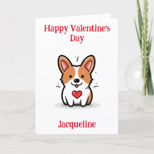 Carte de la Saint-Valentin personnalisée drôle Cor