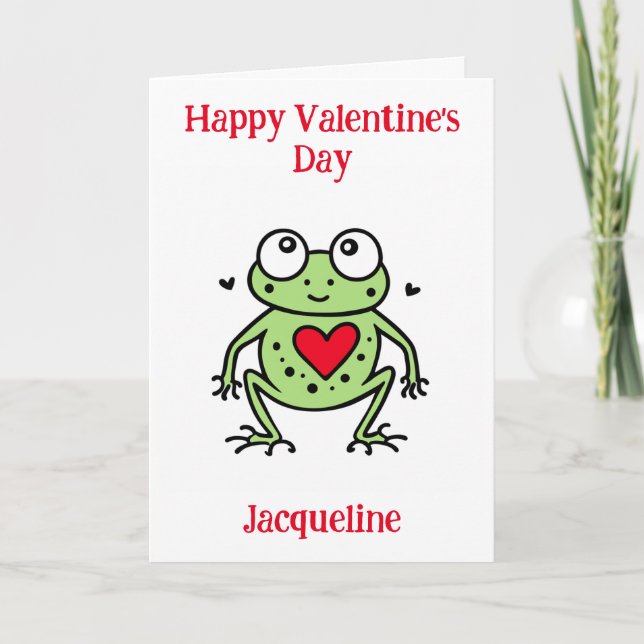 Carte de la Saint-Valentin personnalisée drôle de  (Devant)