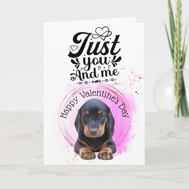 Carte de la Saint-Valentin personnalisée pour Dach (Devant)
