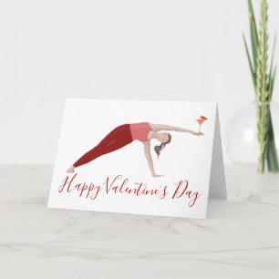 Carte de la Saint-Valentin Pilates