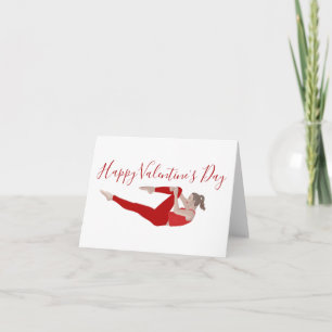 Carte de la Saint-Valentin Pilates