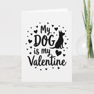 Carte de la Saint-Valentin pour amateur de chiens