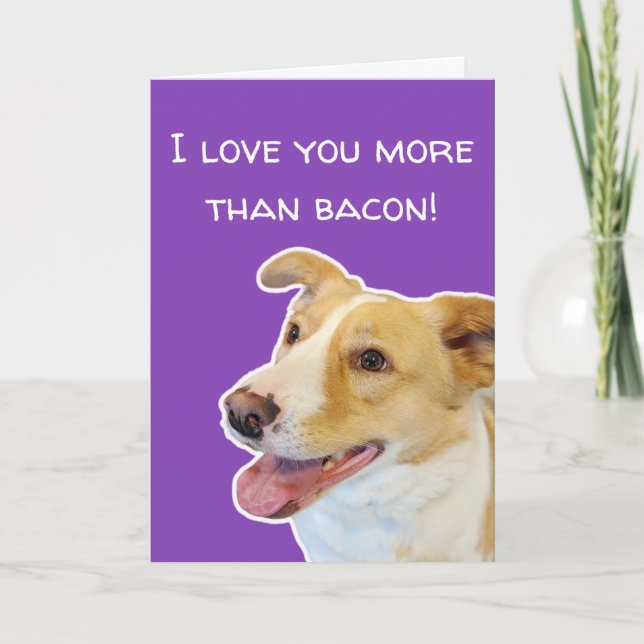 Carte de la Saint-Valentin pour amateurs de chiens (Devant)