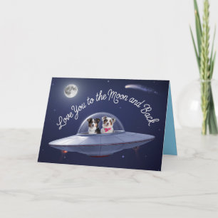 Carte de la Saint-Valentin pour Berger Australien