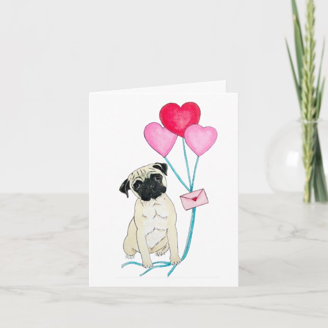 Carte de la Saint-Valentin pour carlin (Devant)