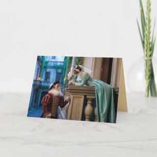 Carte de la Saint-Valentin pour chat siamois