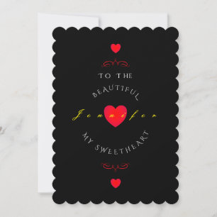 Carte de la Saint-Valentin pour chéri(e)