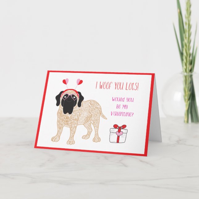 Carte de la Saint-Valentin pour chien (Devant)