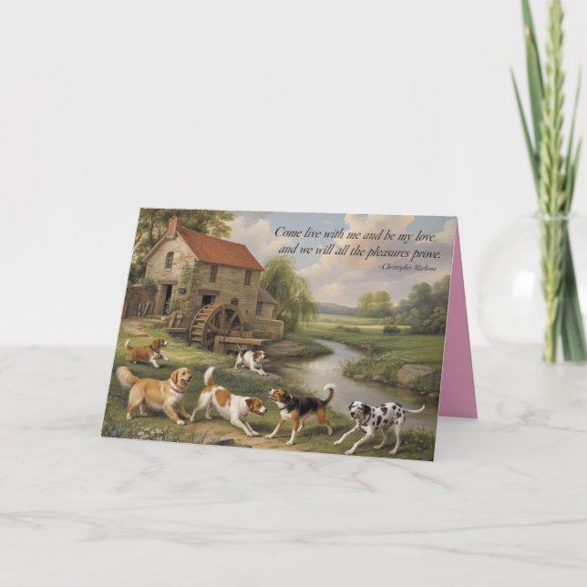 Carte de la Saint-Valentin pour chien de Christoph (Devant)