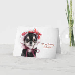 Carte de la Saint-Valentin pour Chihuahua