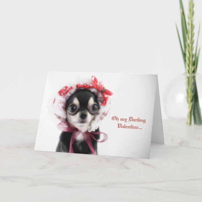 Carte de la Saint-Valentin pour Chihuahua (Devant)
