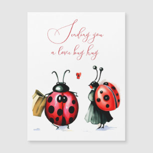 Carte de la Saint-Valentin pour coccinelle