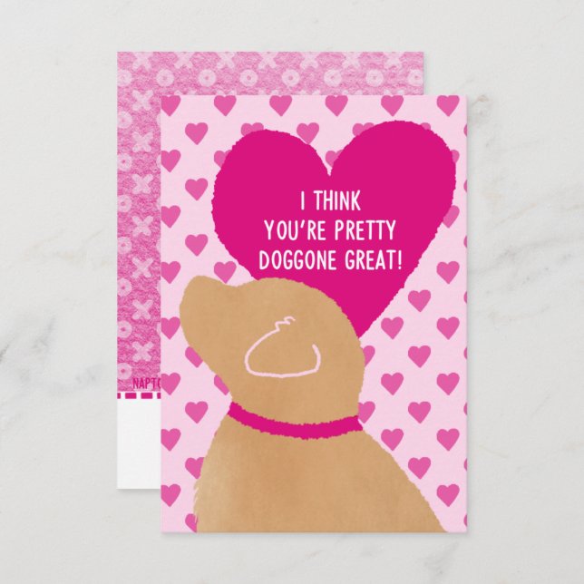 CARTE DE LA SAINT-VALENTIN POUR ÉCOLE ENFANTS TOUT (Devant / Derrière)