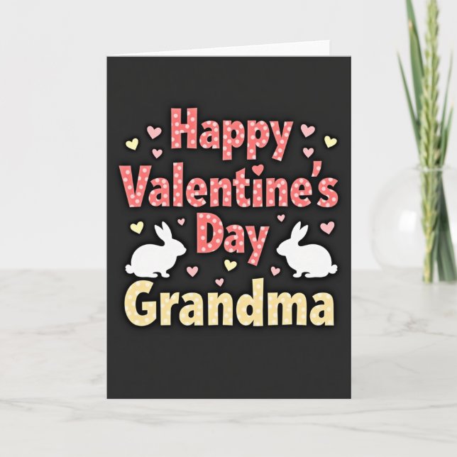 Carte de la Saint-Valentin pour grand-mère (Devant)
