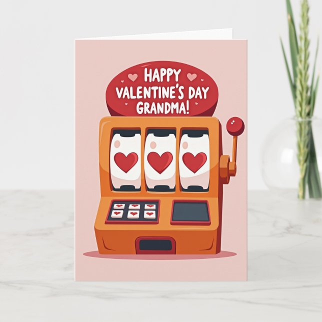Carte de la Saint-Valentin pour grand-mère (Devant)