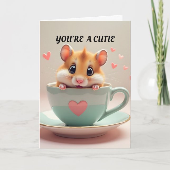 Carte de la Saint-Valentin pour hamster (Devant)