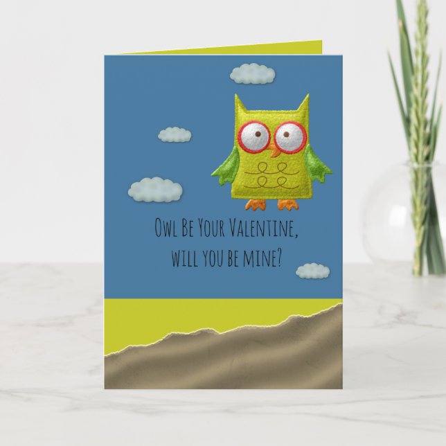 Carte de la Saint-Valentin pour Hibou (Devant)