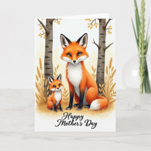 Carte de la Saint-Valentin pour la forêt rayée