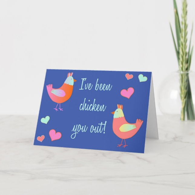 Carte de la Saint-Valentin pour lâche (Devant)