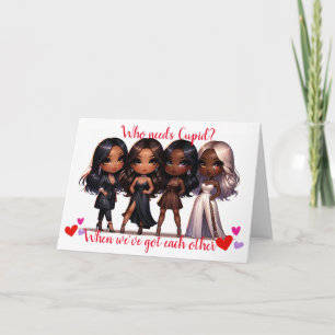 Carte de la Saint-Valentin pour l'amitié (Galentin