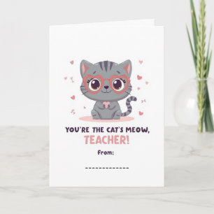Carte de la Saint-Valentin pour l'enseignant You'r