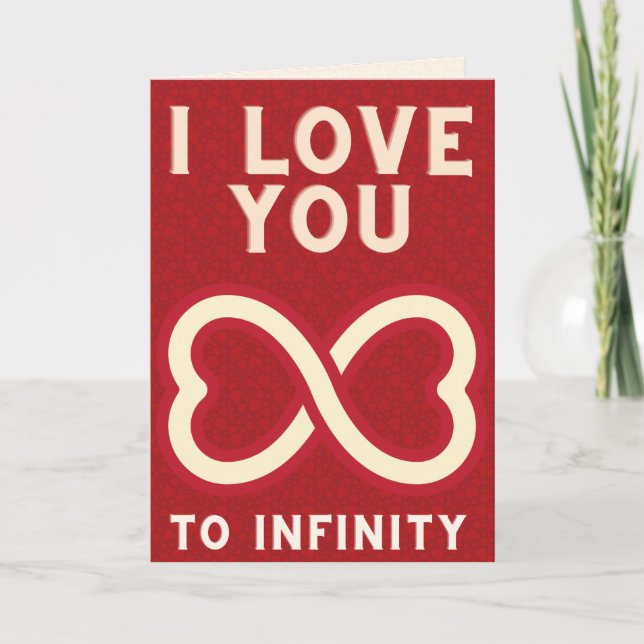 Carte de la Saint-Valentin pour l'infini et au-del (Devant)
