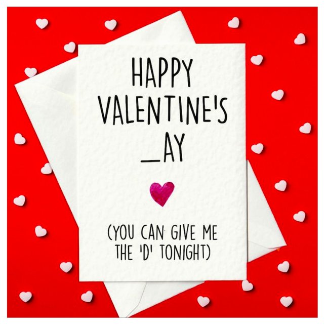 Carte de la Saint Valentin pour lui impoli et drôl (Créateur téléchargé)