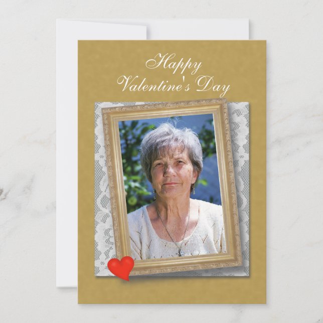 Carte de la Saint-Valentin pour maman avec photo e (Devant)