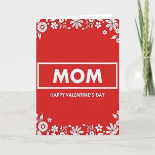 Carte de la Saint-Valentin pour Maman que j'aime