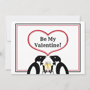 Carte de la Saint-Valentin pour Manchots au Champa