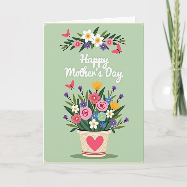 Carte de la Saint-Valentin pour Mère (Devant)