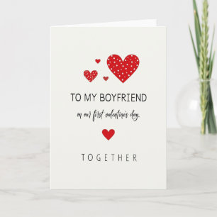 Carte de la Saint-Valentin pour mon petit ami