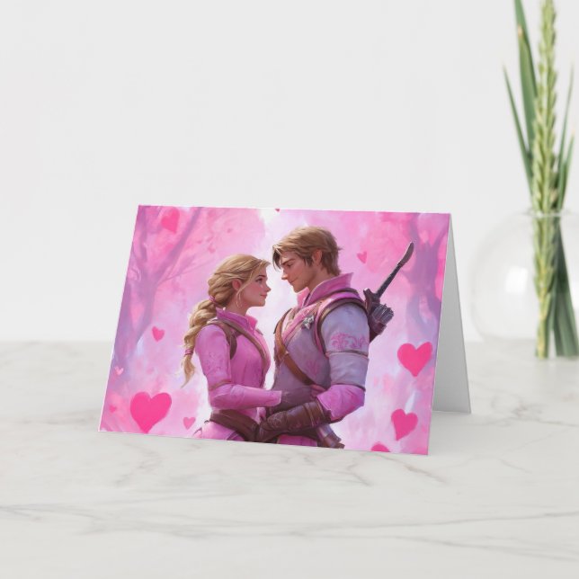 Carte de la Saint-Valentin pour partenaires (Devant)