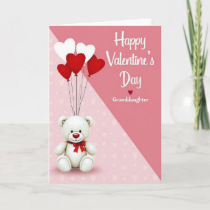 Carte de la Saint-Valentin pour petite-fille