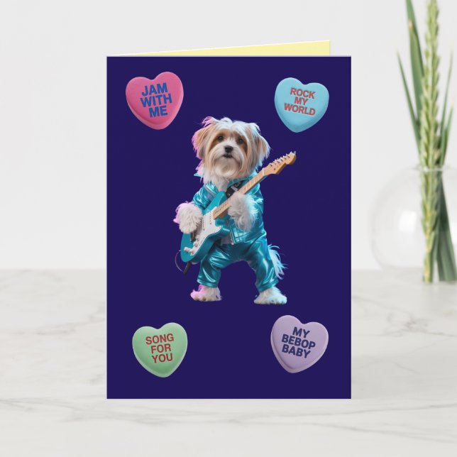 Carte de la Saint-Valentin pour rockeur maltais (Devant)