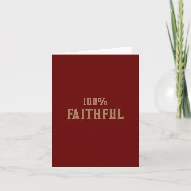 Carte de la Saint-Valentin pour Traîtres 100% Fidè (Devant)