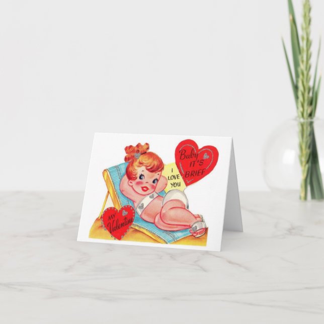 Carte de la Saint-Valentin pour un bain de soleil  (Devant)