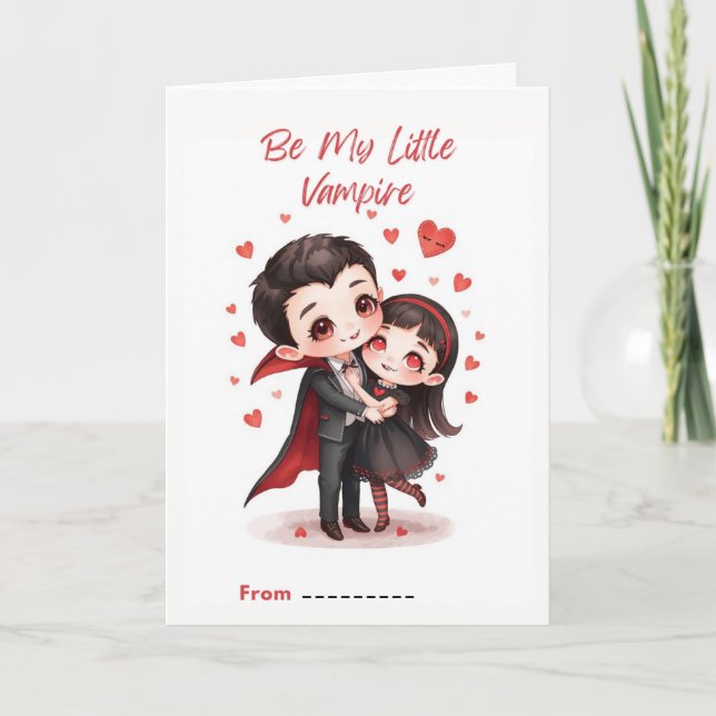 Carte de la Saint-Valentin pour un mignon petit co (Devant)