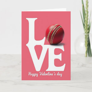 Carte de la Saint-Valentin Red Ball Love